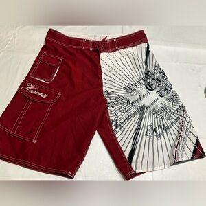 Hawaii Board Shorts High Performance Series- Cool Graphics - Pockets-